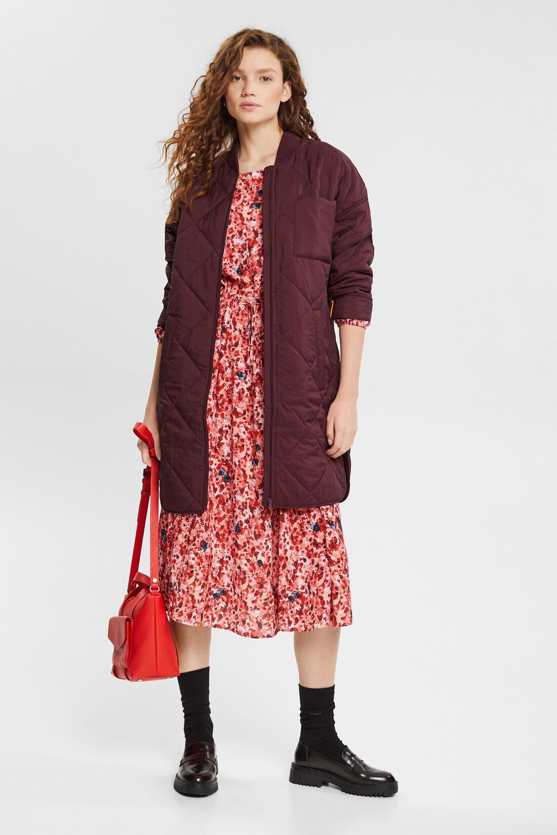 Midikleid mit Muster