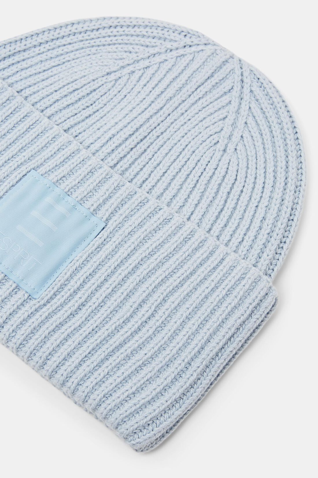 Rippstrick-Beanie aus Baumwolle