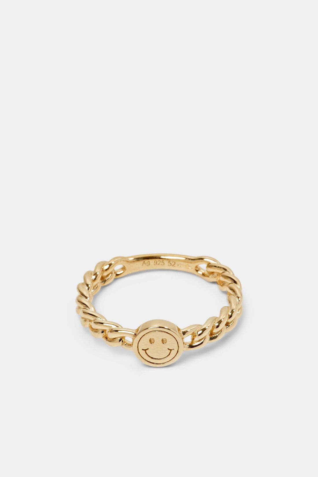 Gliederring mit Smiley aus Sterlingsilber