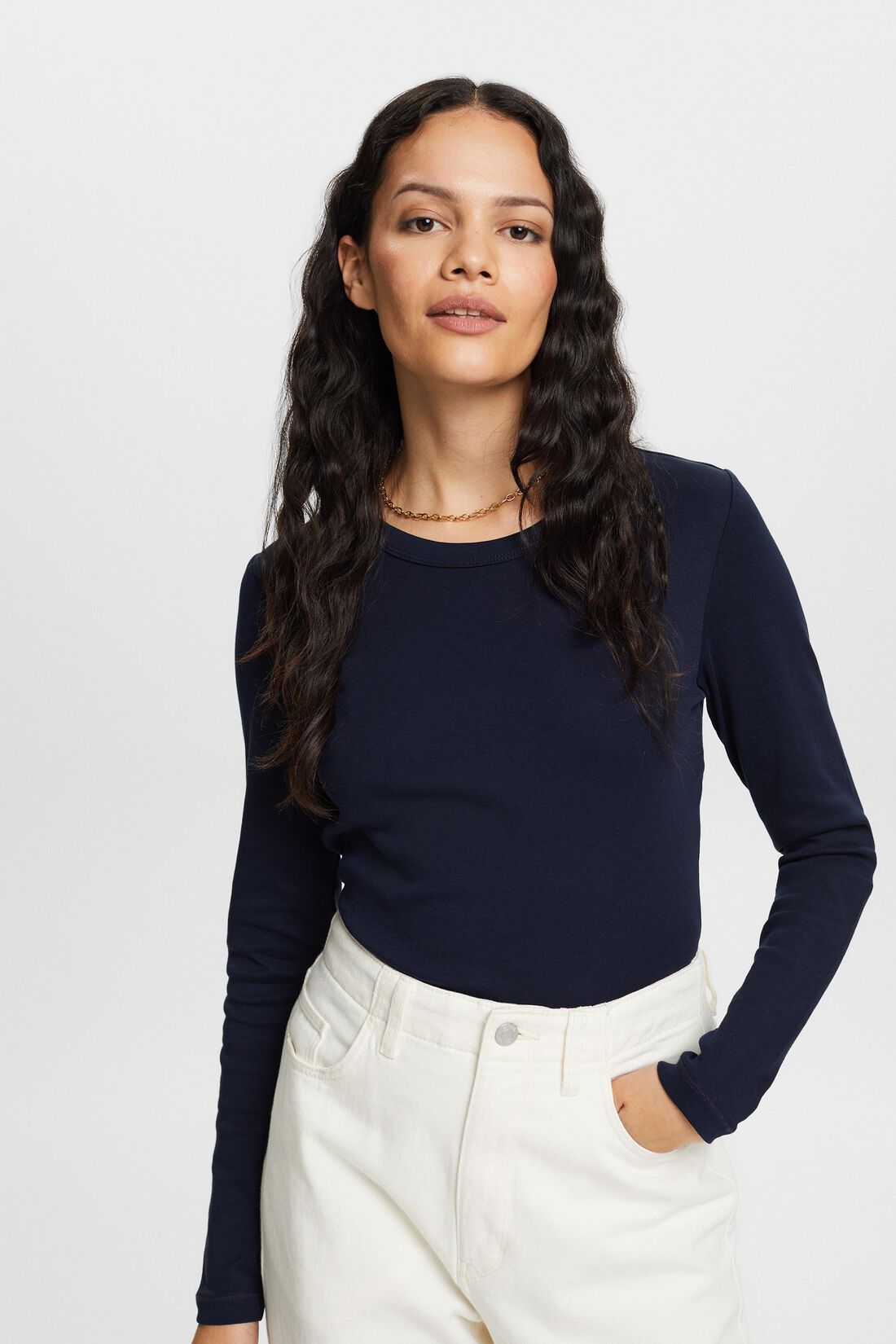 Jersey-Longsleeve aus Bio-Baumwolle