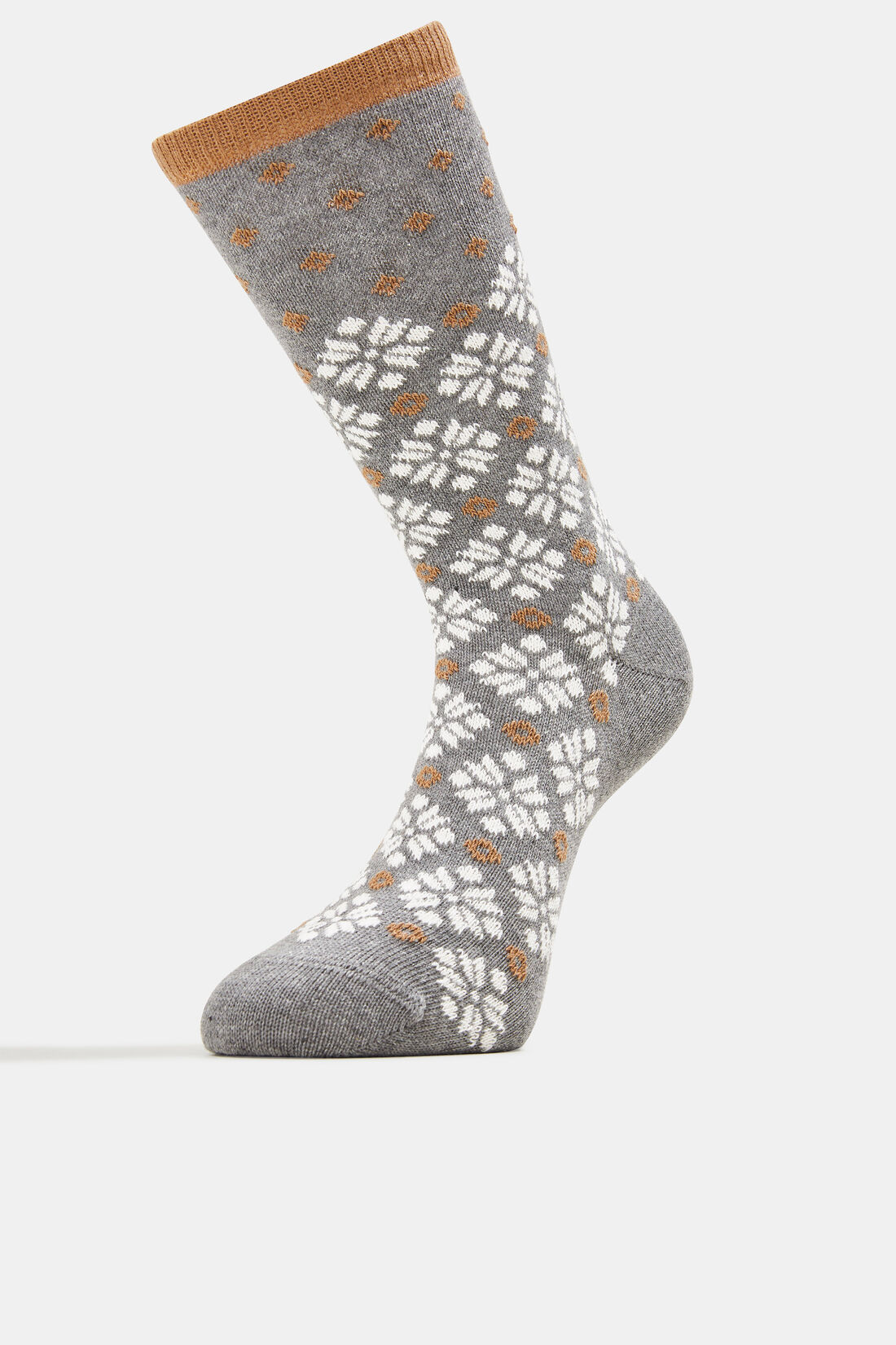 3er-Pack grobe Norweger-Stricksocken