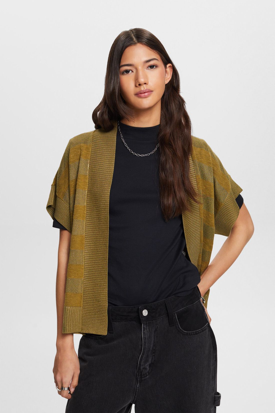Gestreifter Cardigan