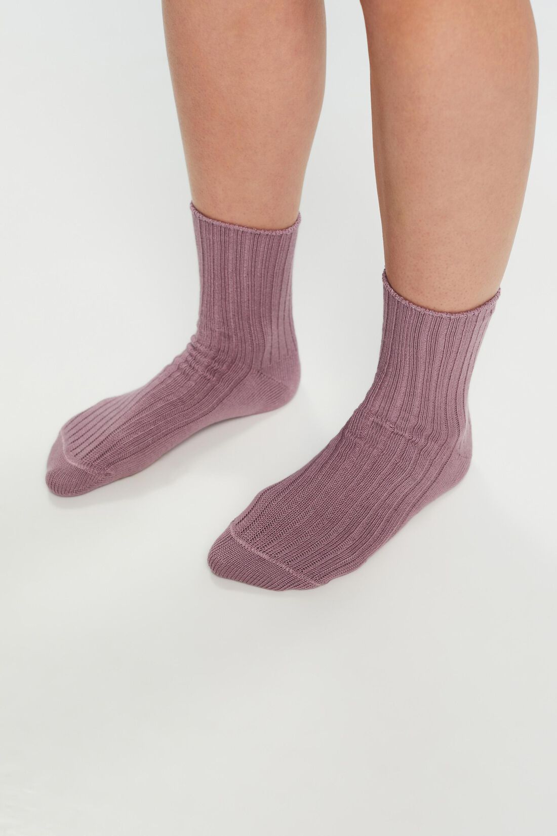 2er-Set Rippstricksocken