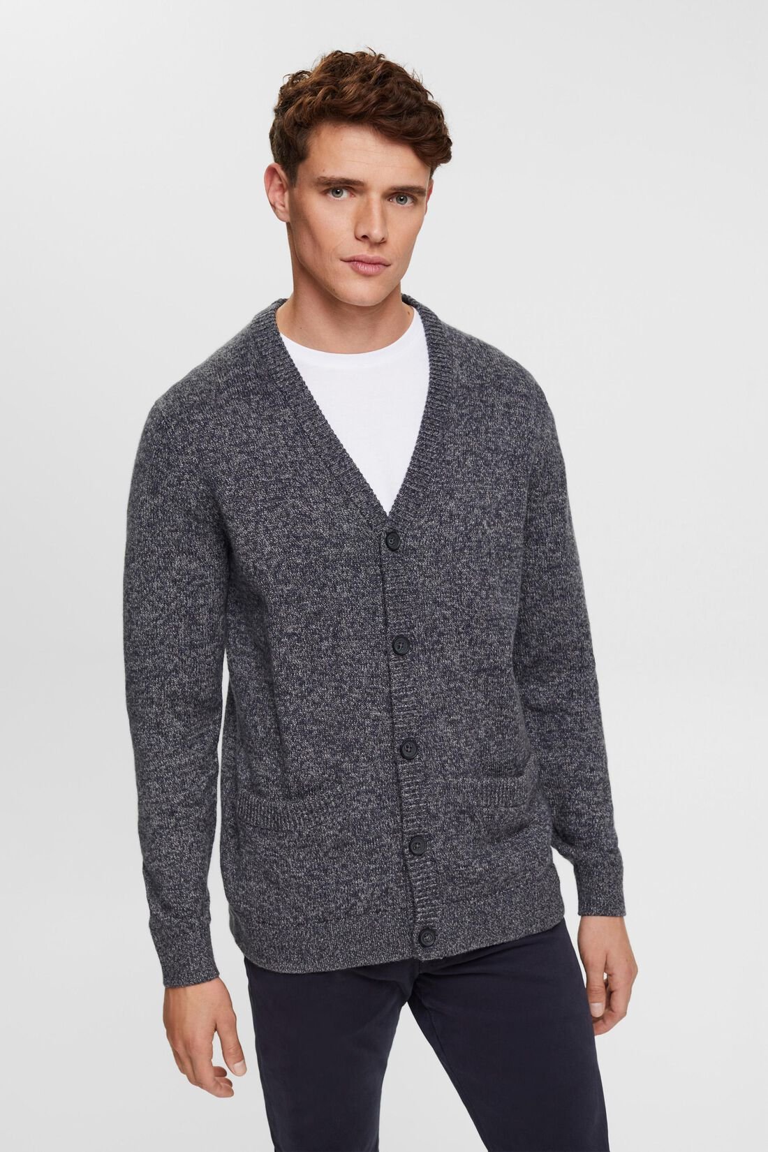 Strick-Cardigan mit Kn&ouml;pfen