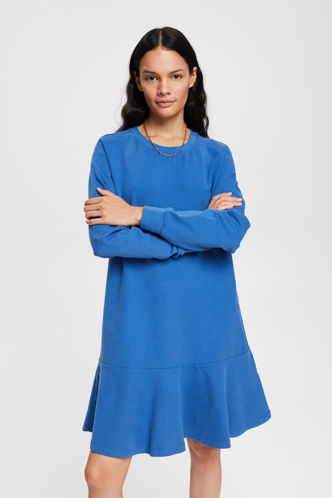 Sweatshirtkleid in Minil&auml;nge