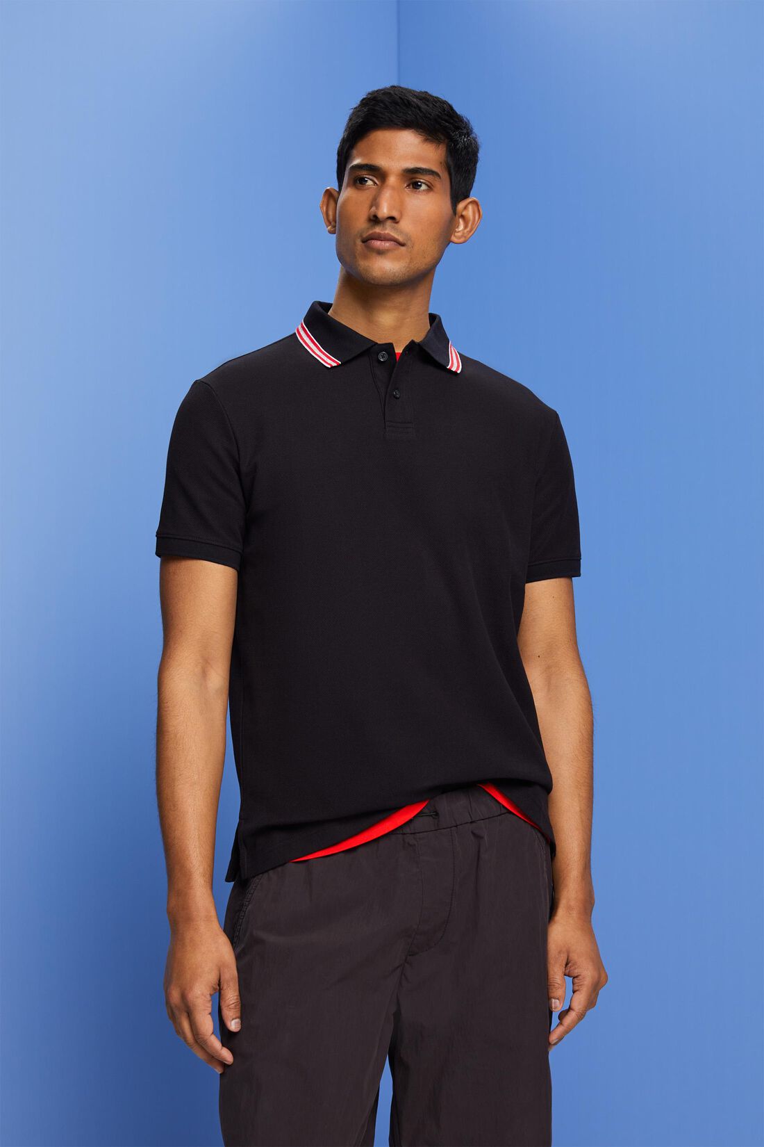 Piqu&eacute;-Poloshirt mit Glitzer, 100 % Baumwolle