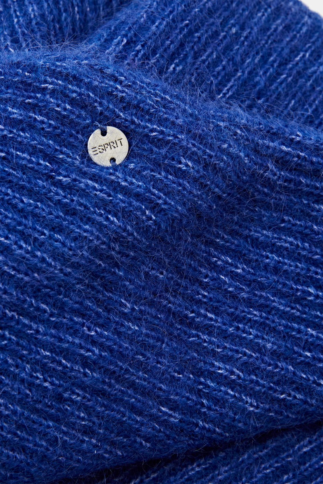 Loop-Schal aus Mohair und Wolle im Twist-Design