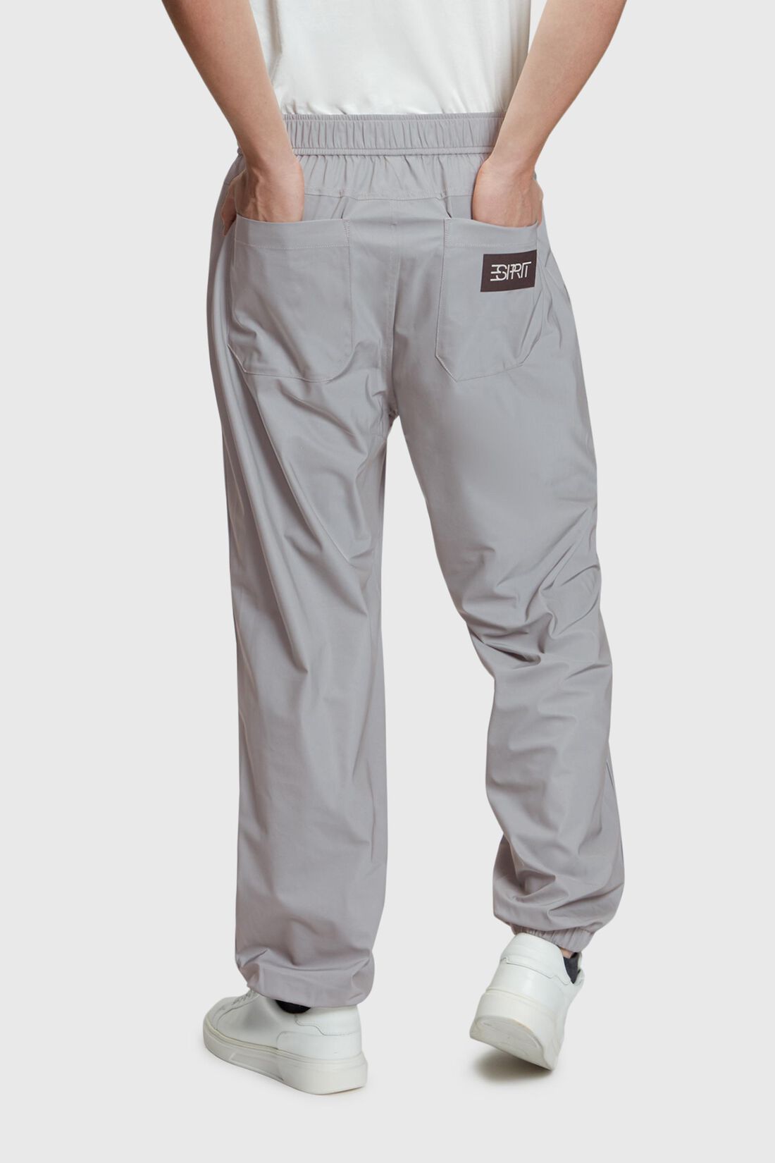 High-Rise-Nylon Track Pants im Tapered Fit