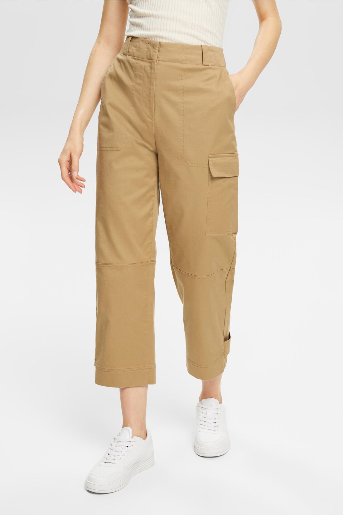 Cropped-Hose im Cargo-Look