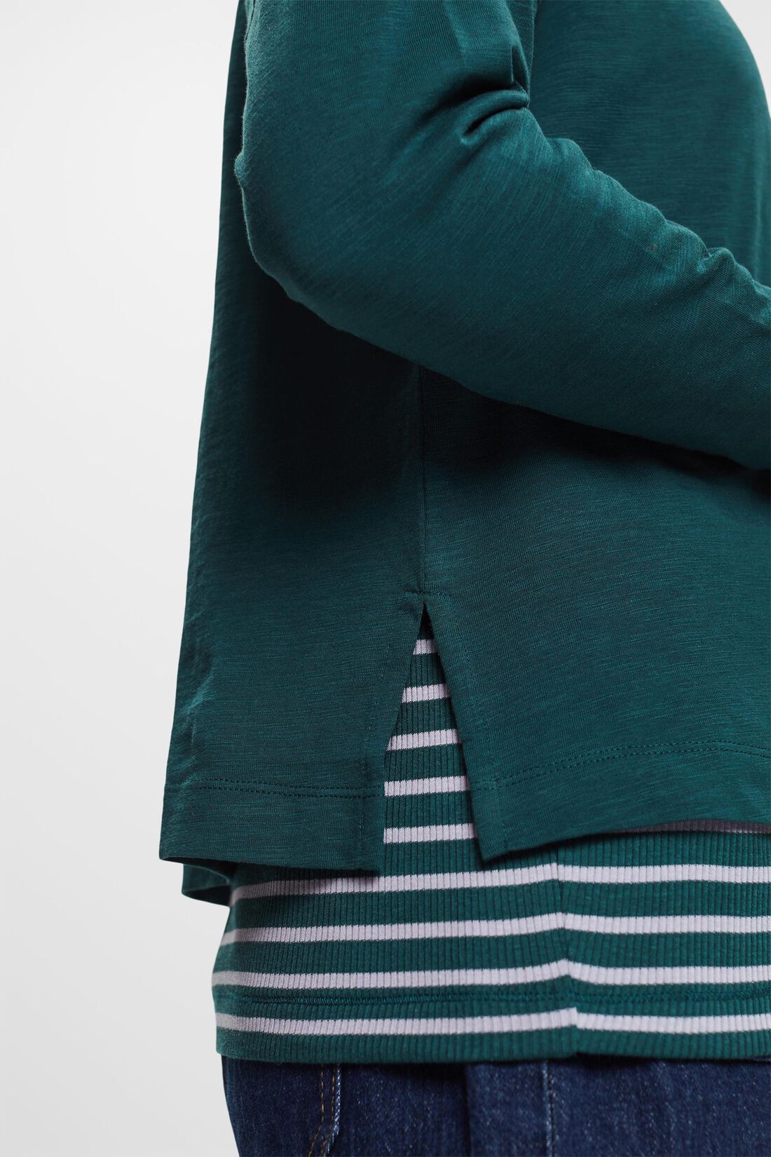 Basic-Longsleeve aus Jersey