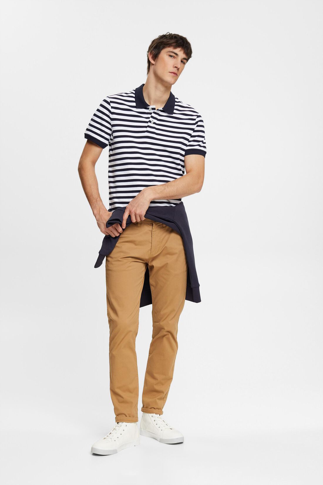 Gestreiftes Slim-Fit-Poloshirt