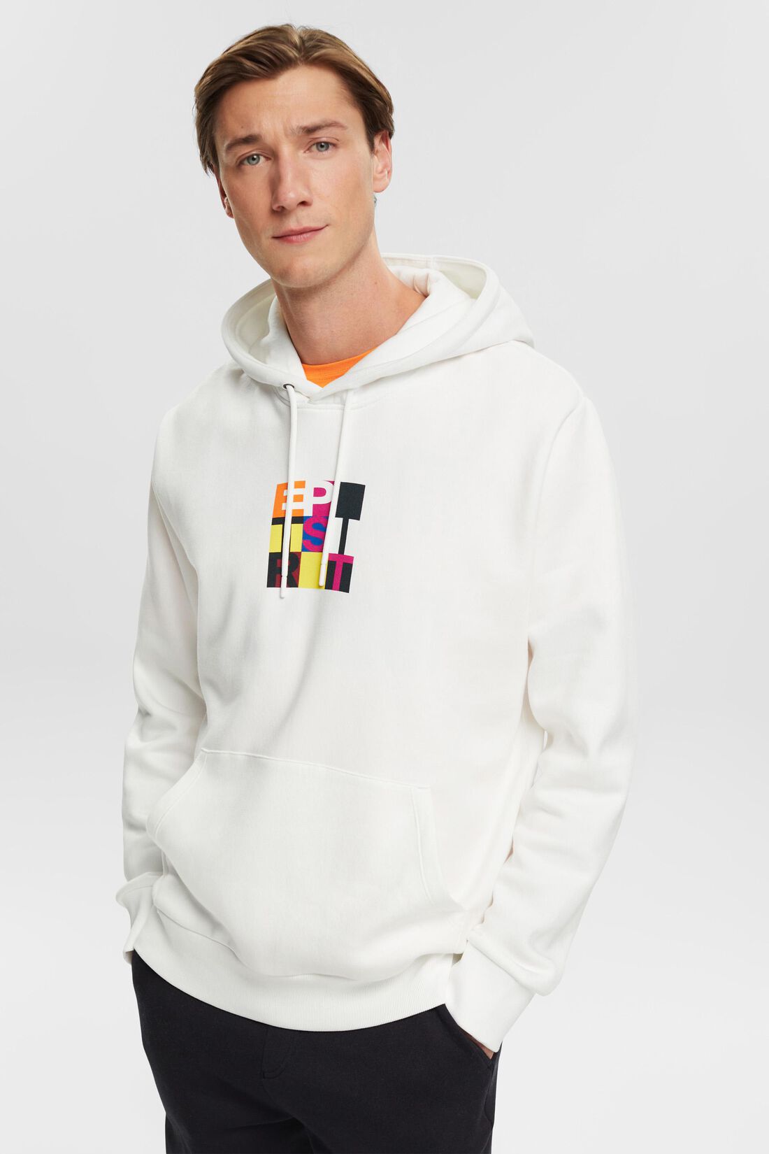 Hoodie mit Logoprint