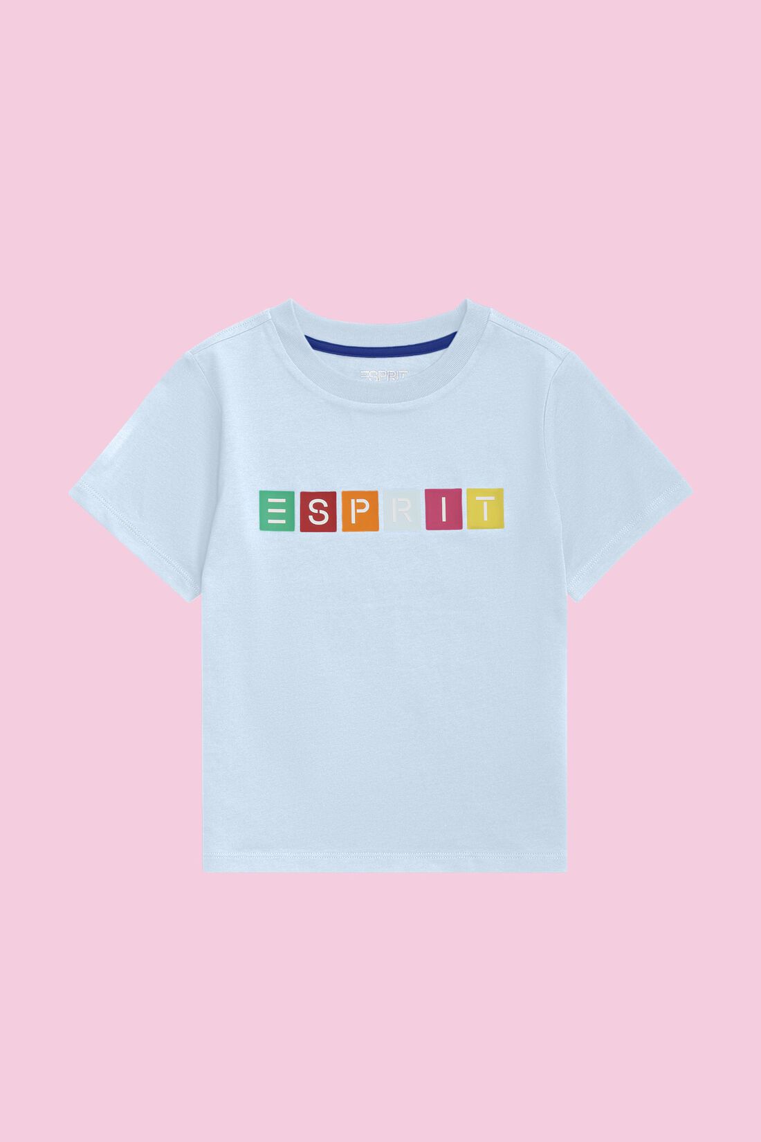 T-Shirt aus Bio-Baumwolle mit geometrischem Logo