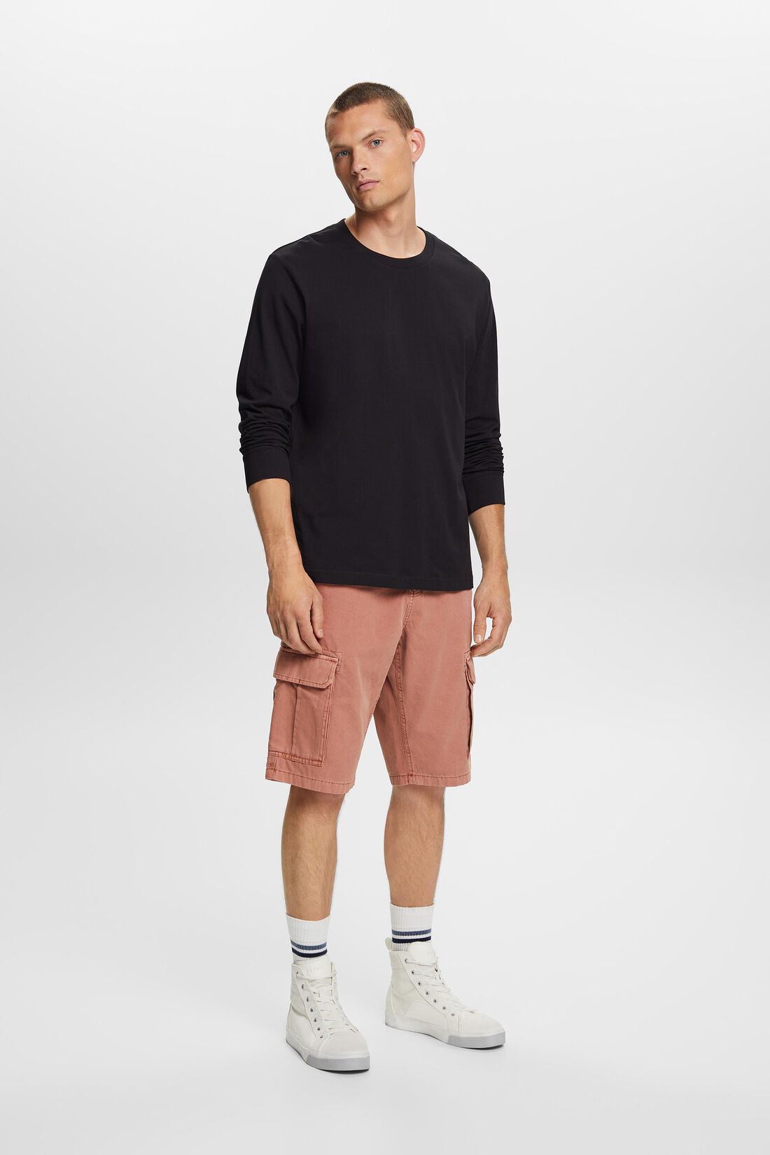 Langarm-Top aus Jersey, 100 % Baumwolle