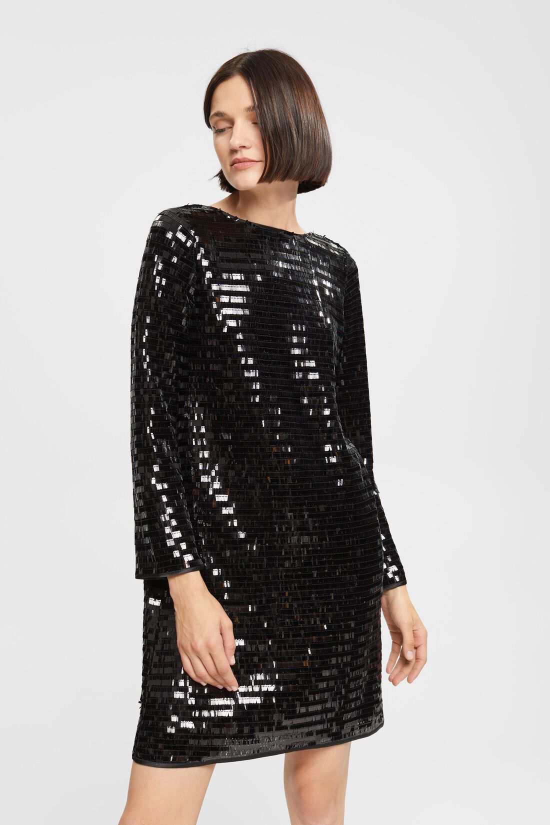Kleid mit Pailletten