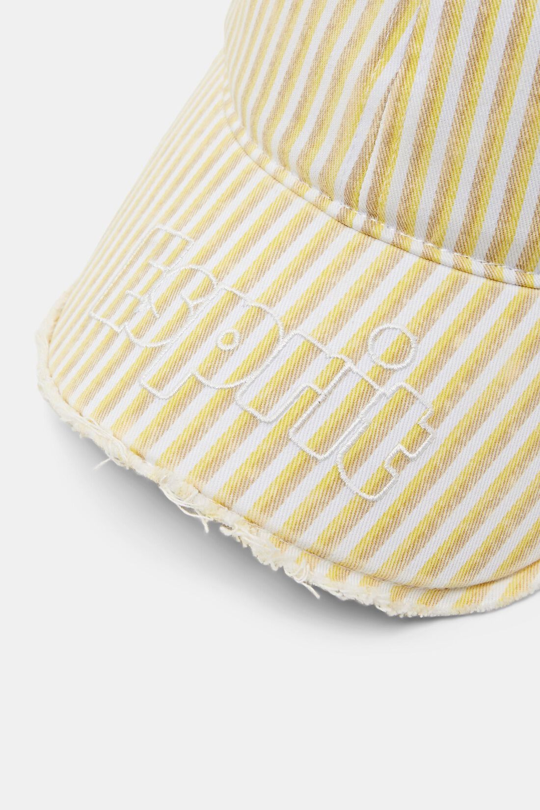 Gestreifte Logo Baseball Cap