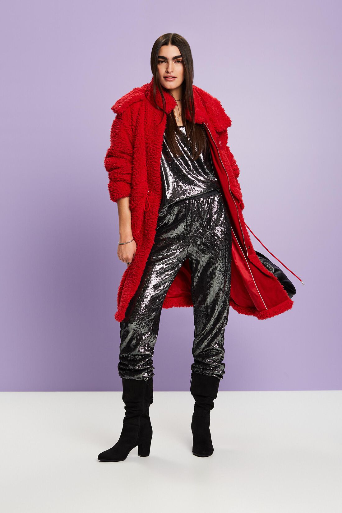 Sporthose mit Pailletten