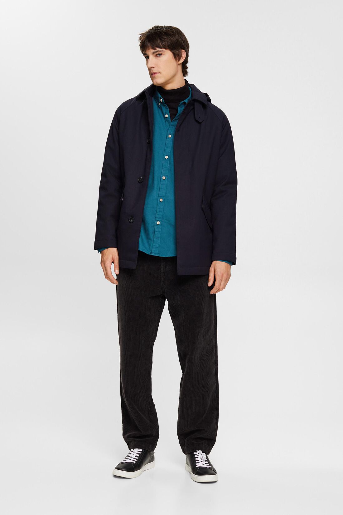Button-Down-Hemd aus Baumwolle