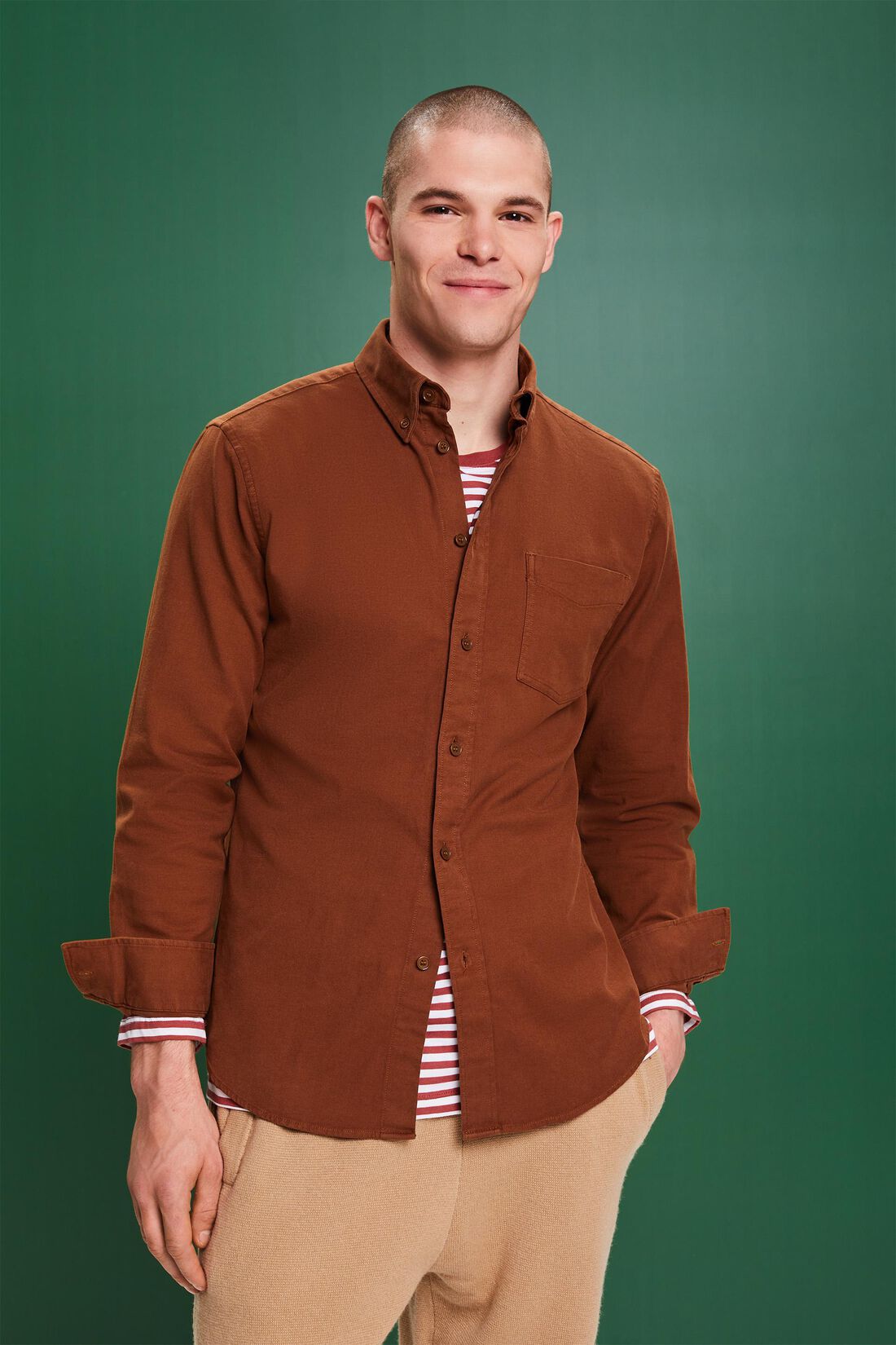 Twill-Hemd in normaler Passform
