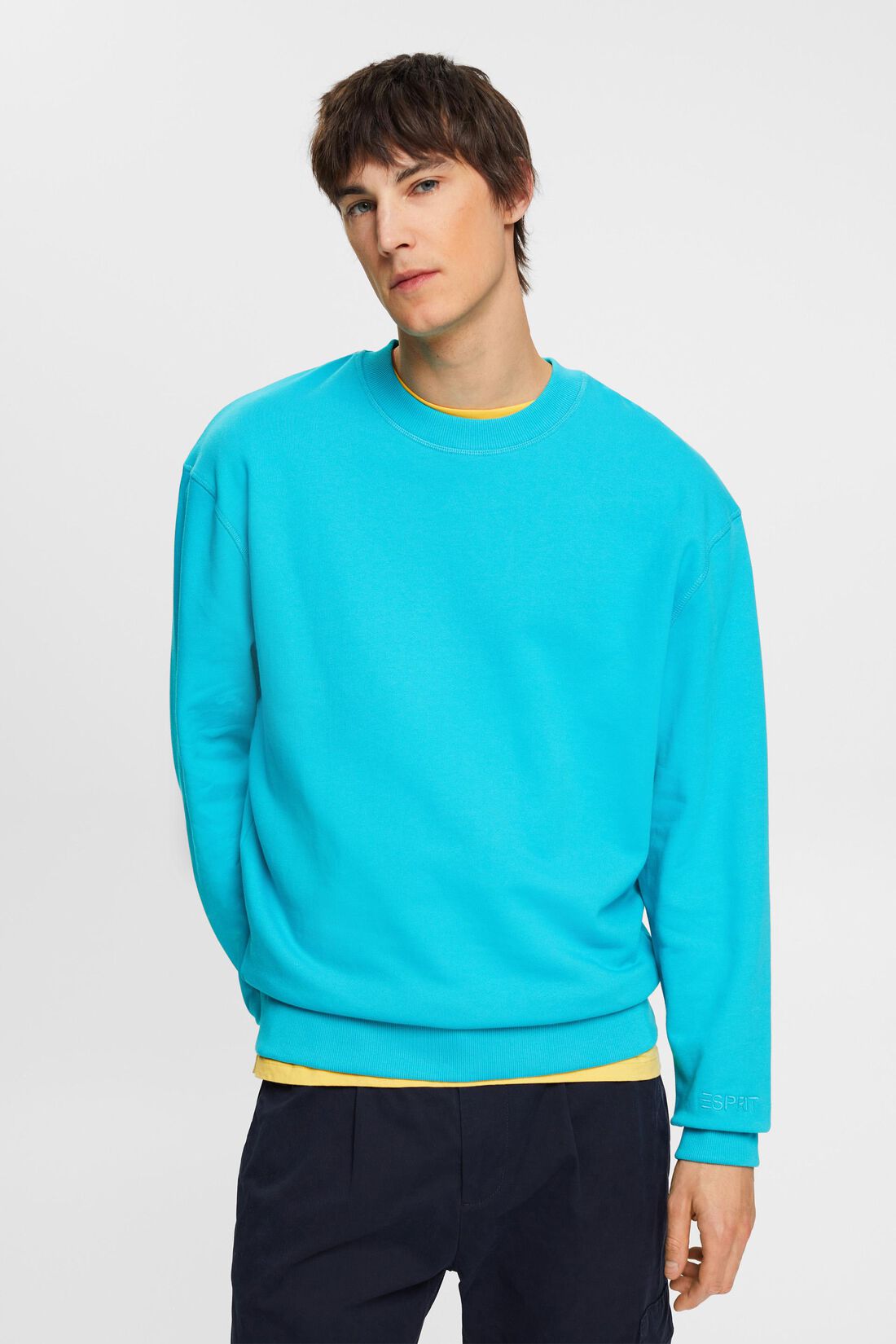 Sweatshirt mit Logostickerei auf dem &Auml;rmel