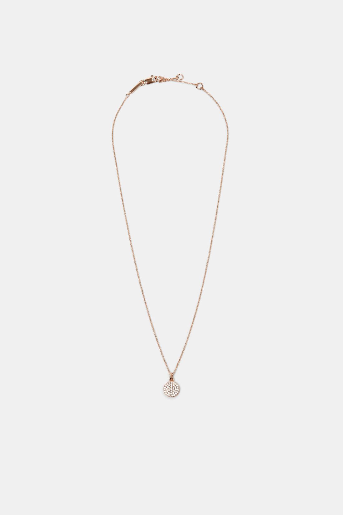 Kette mit Zirkonia-Anh&auml;nger, Sterling Silber