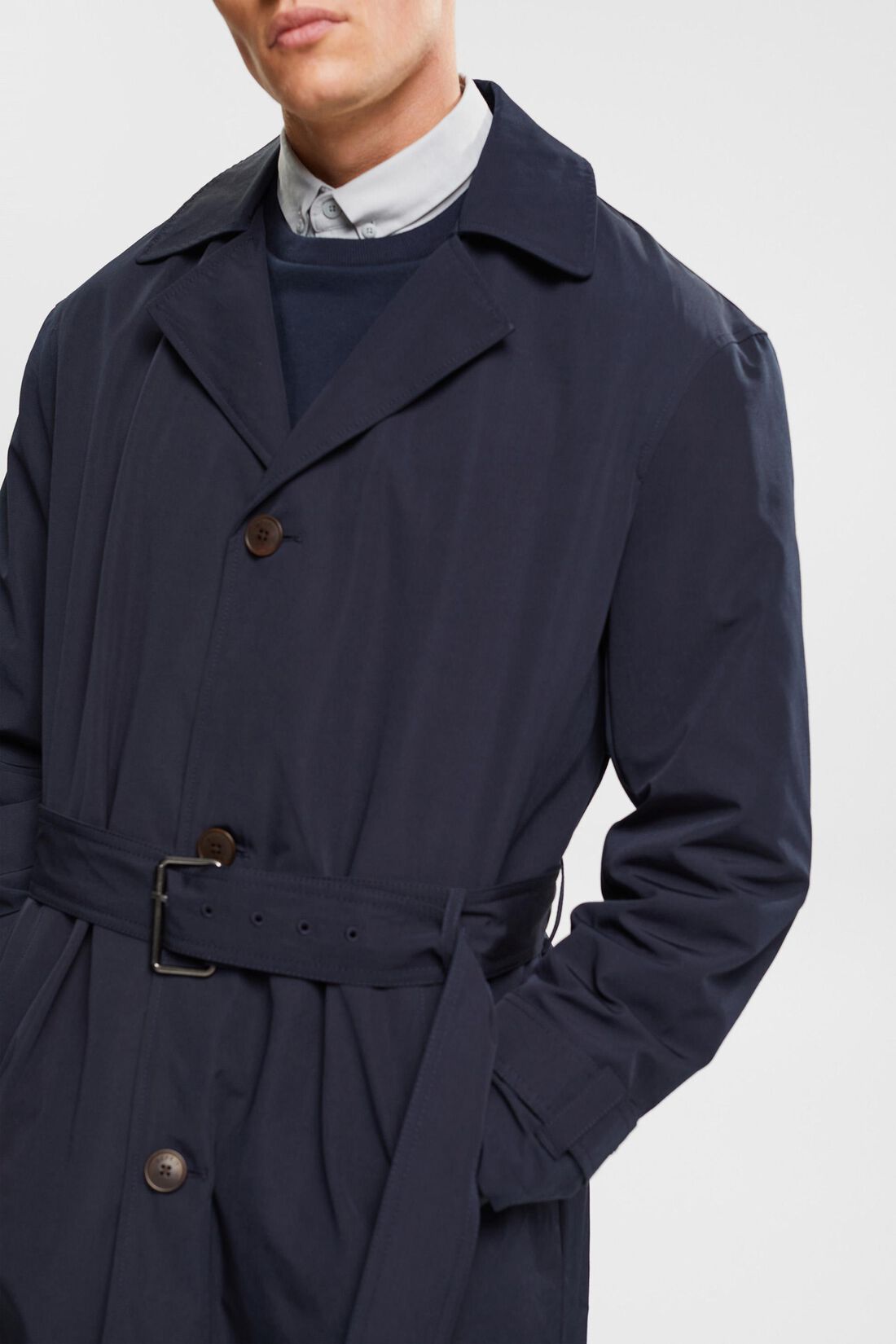 Trenchcoat mit G&uuml;rtel