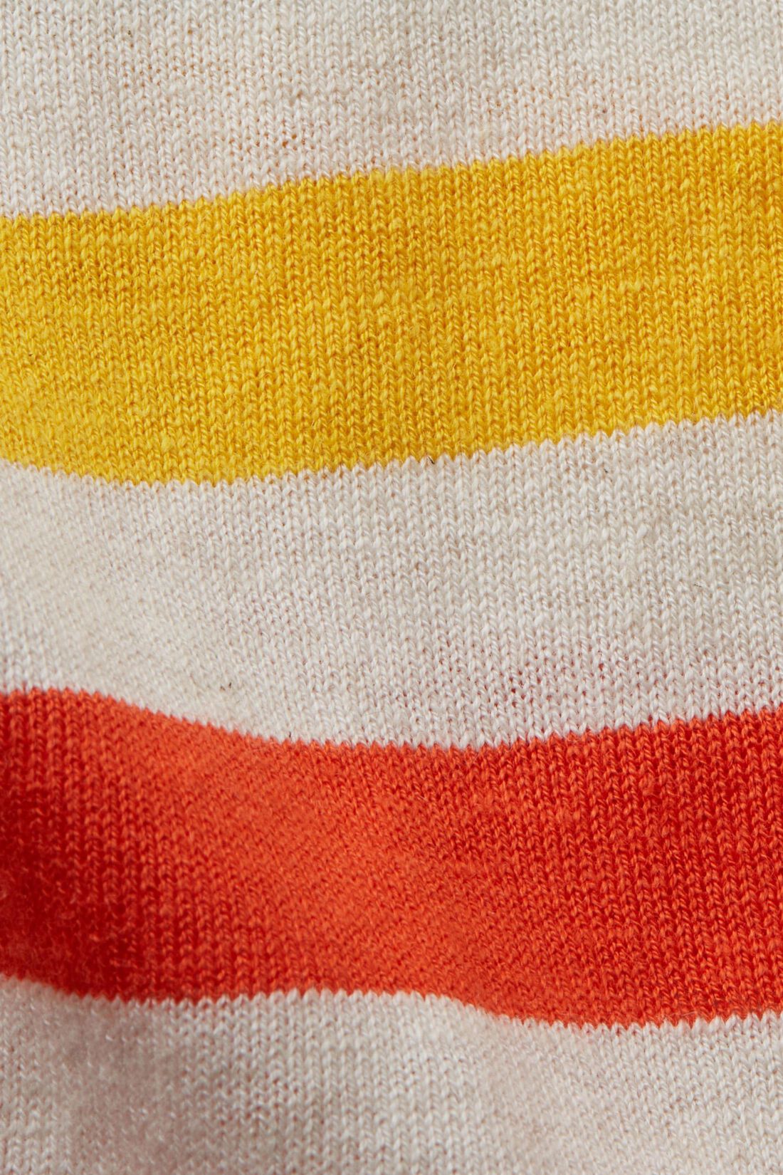 Pullover mit Cropped-&Auml;rmeln und Leinen