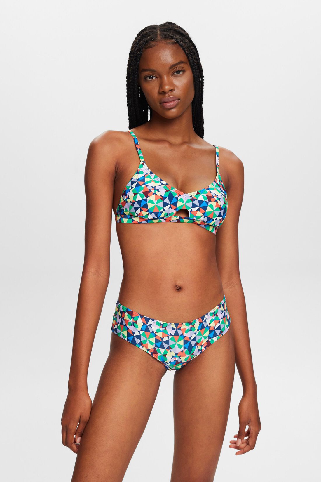 Recycelt: mehrfarbige Bikinihose