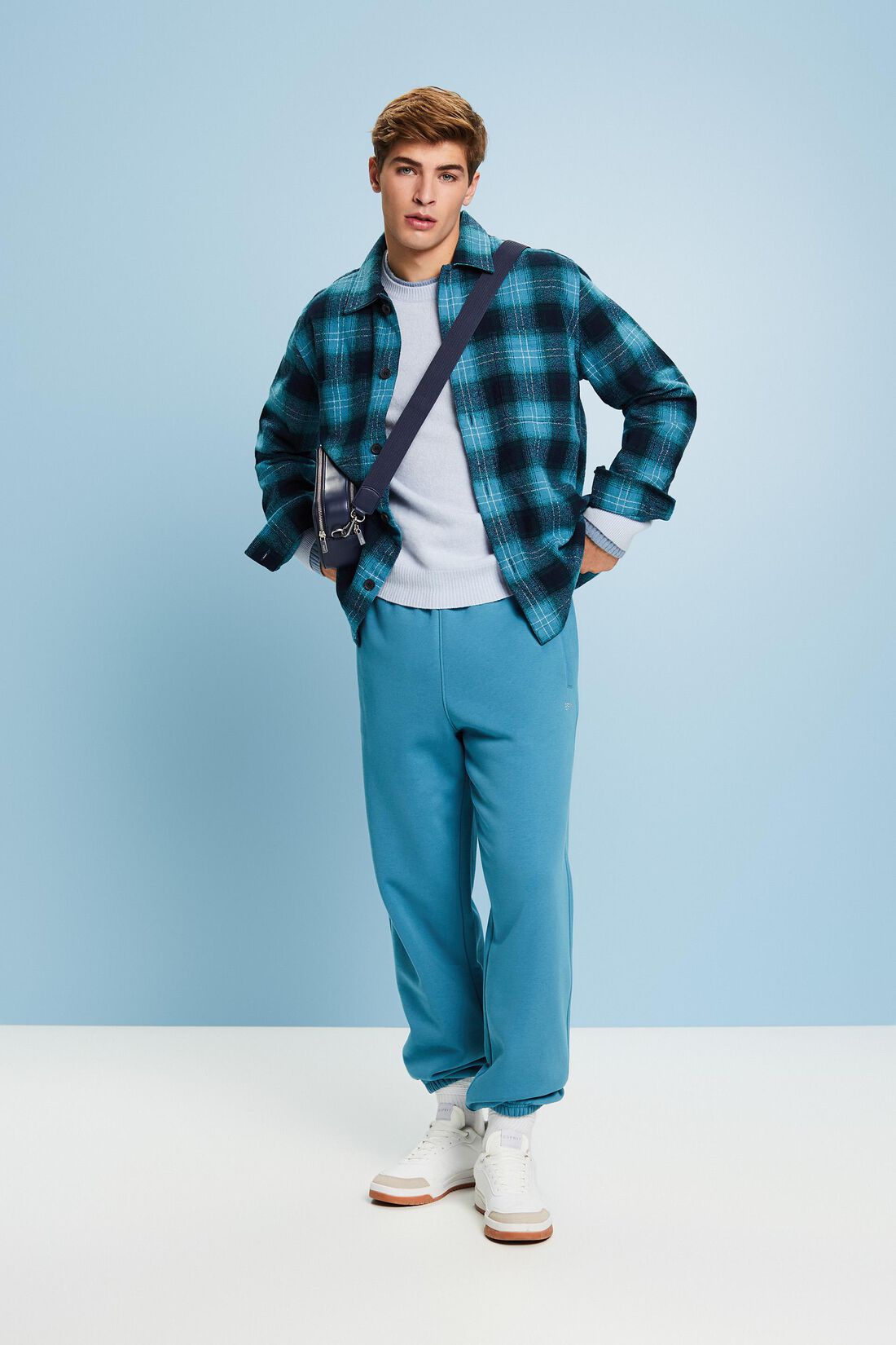 Logo-Sweatpants aus Baumwollfleece