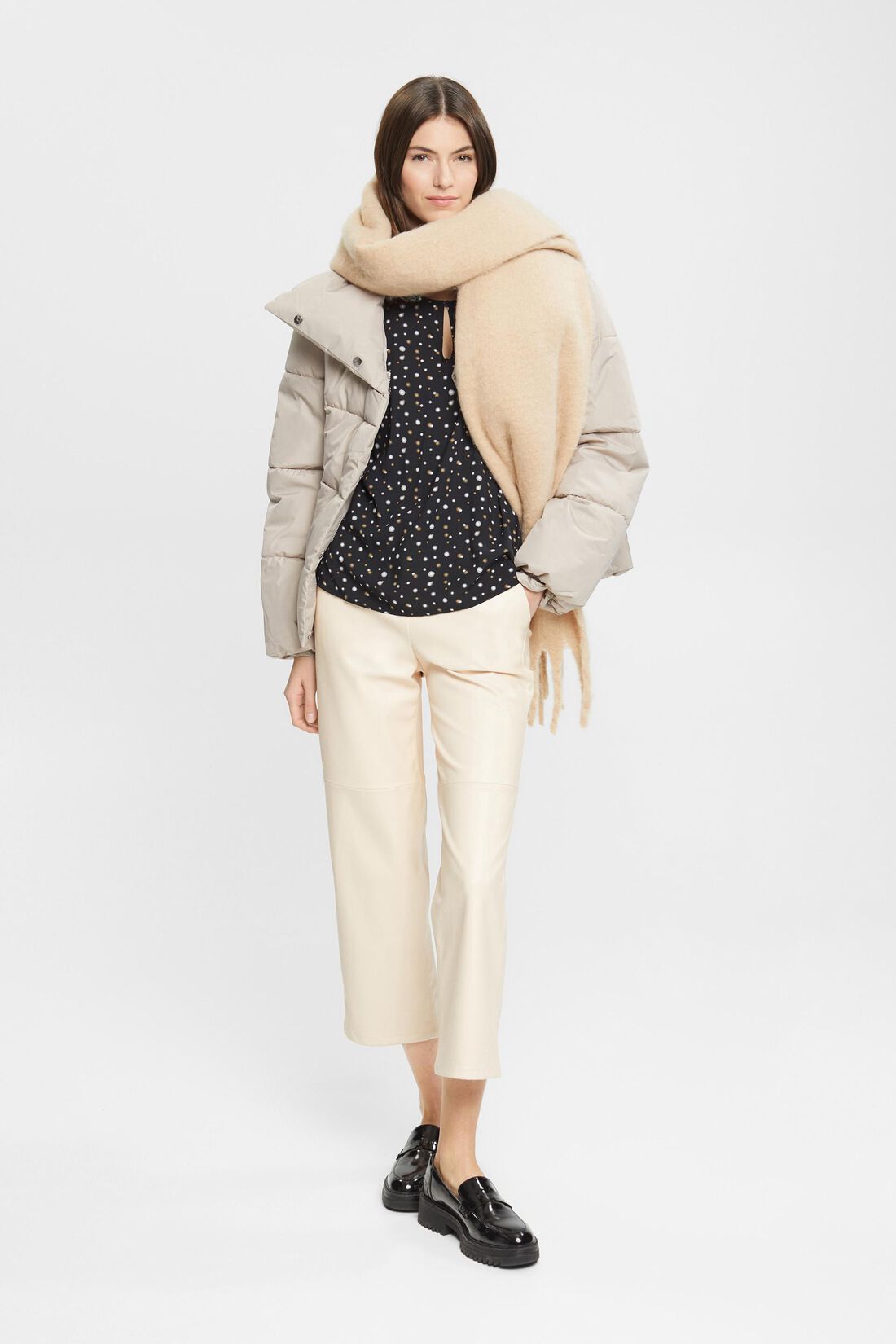 Gepunktete Bluse, LENZING&trade; ECOVERO&trade;