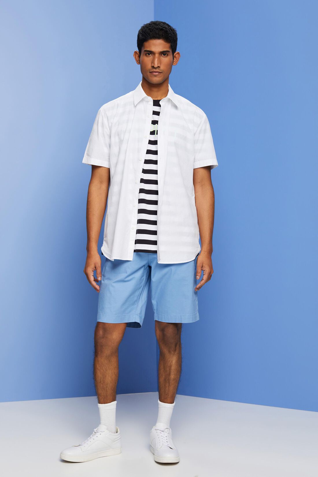 Kurz&auml;rmeliges Button-Down-Hemd
