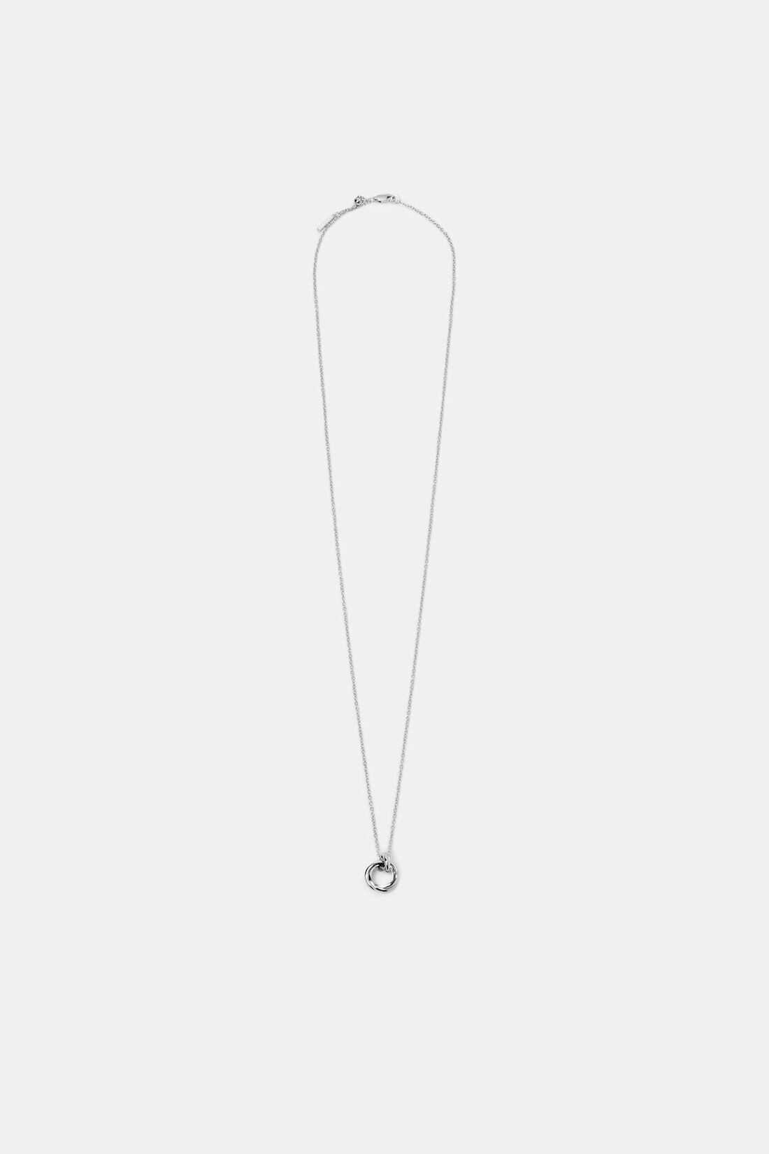 Halskette mit Ring-Trio Anh&auml;nger