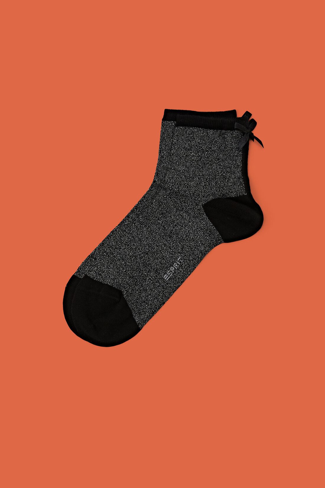 Glitzersocken mit Bindeschleifen