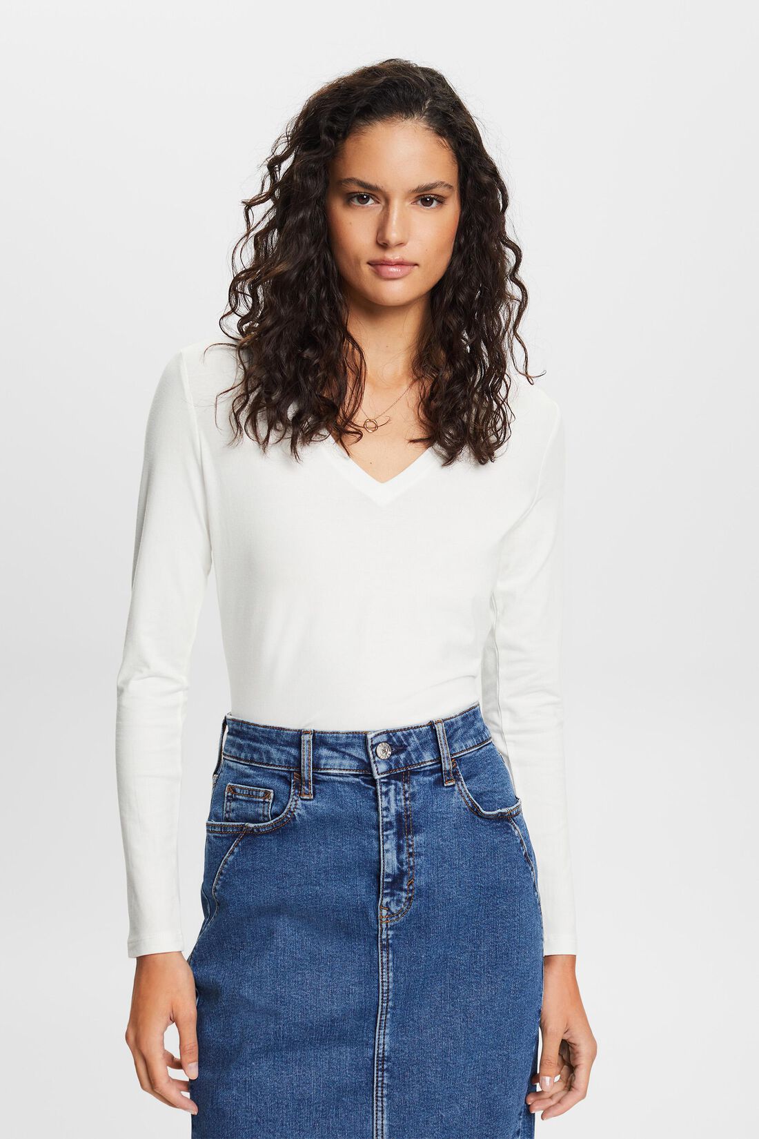 Basic-Longsleeve aus Jersey