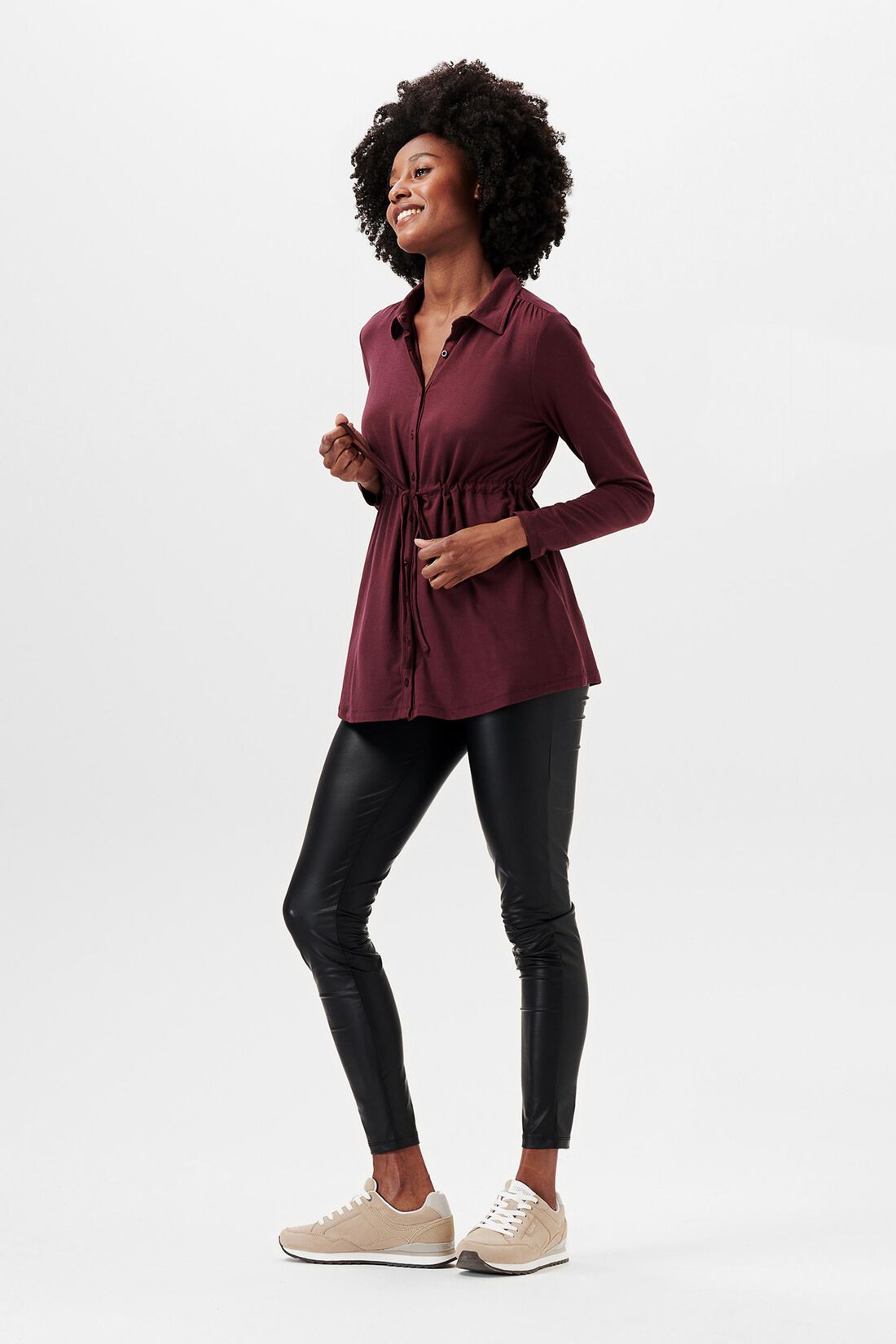 Lang&auml;rmelige Jersey-Bluse, LENZING&trade; ECOVERO&trade;