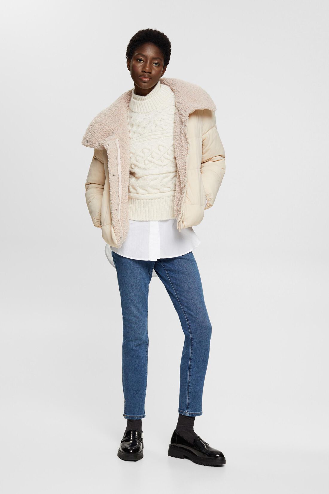 Skinny Jeans mit hohem Bund