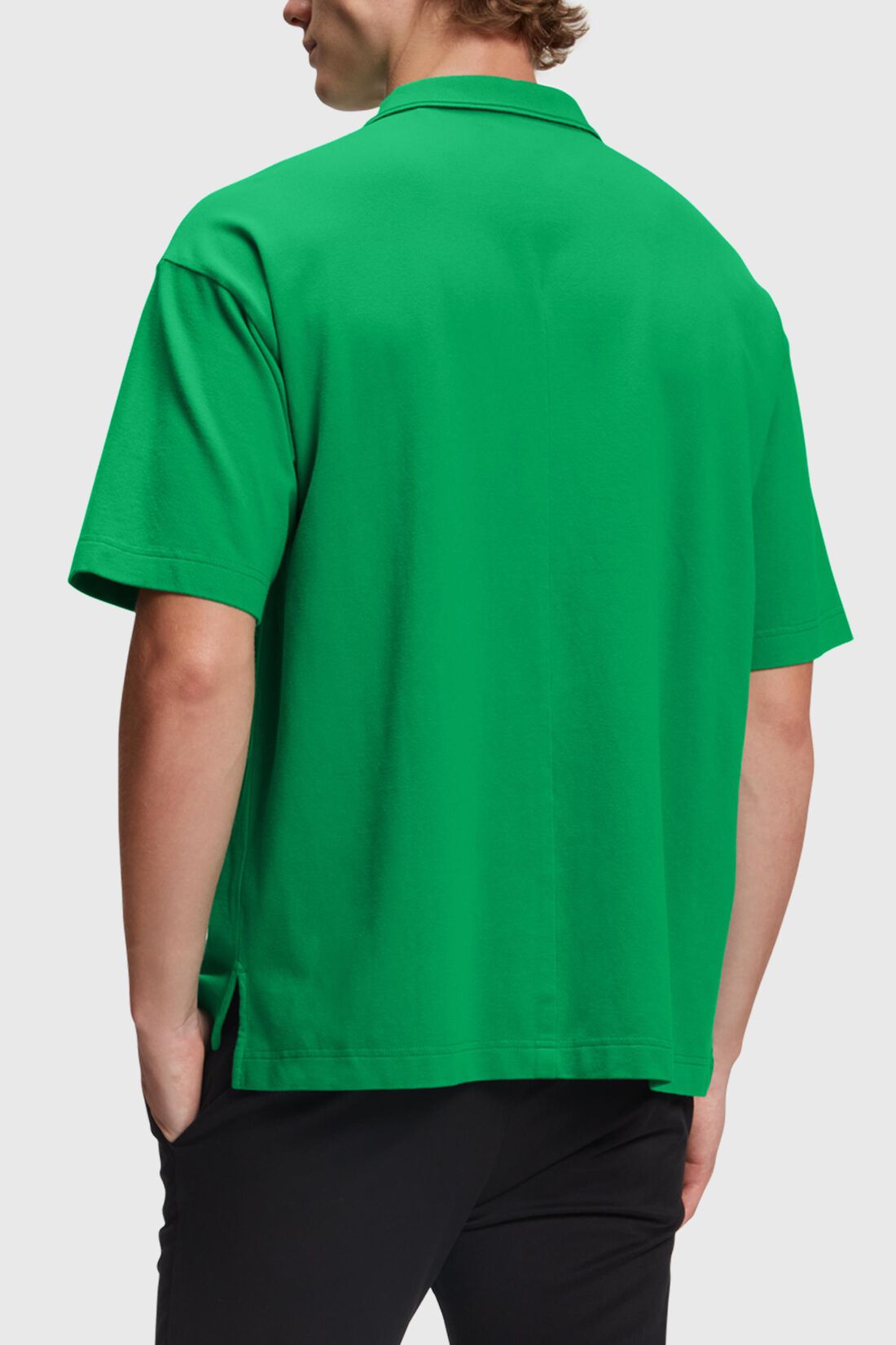 Relaxed Fit Poloshirt mit Dolphin-Badge