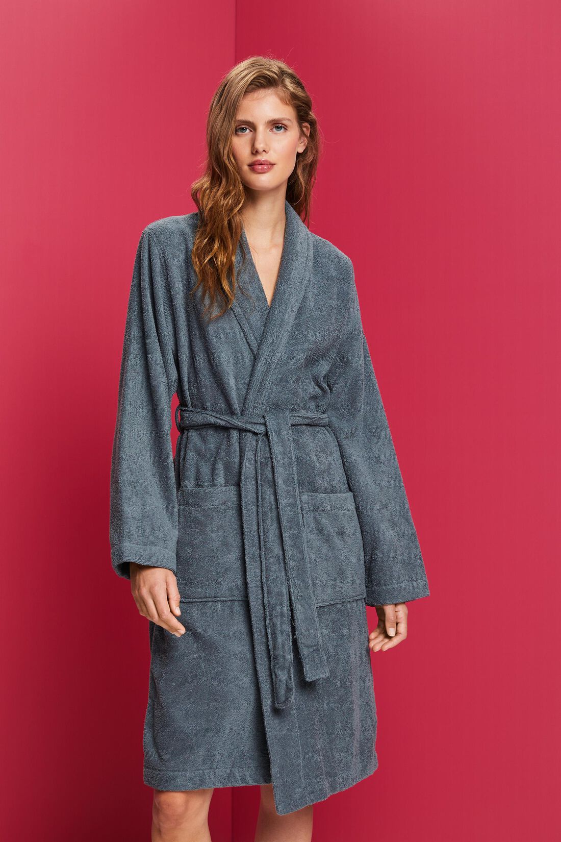 Unisex-Bademantel, 100% Baumwolle