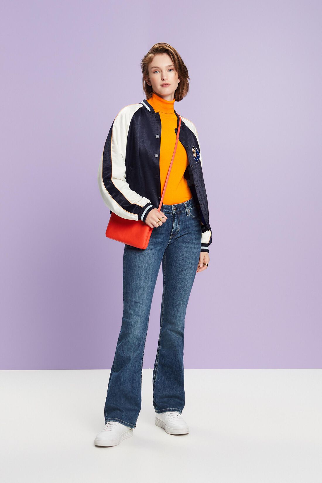 Bootcut Jeans mit mittlerer Bundh&ouml;he