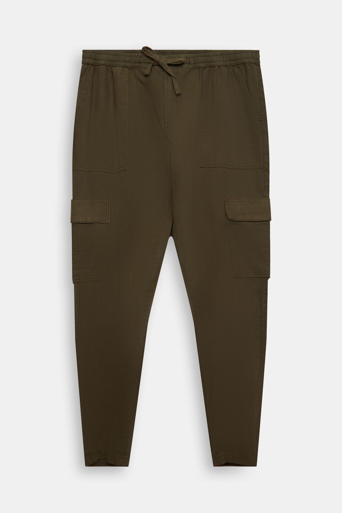 Cargohose aus Materialmix mit TENCEL&trade;