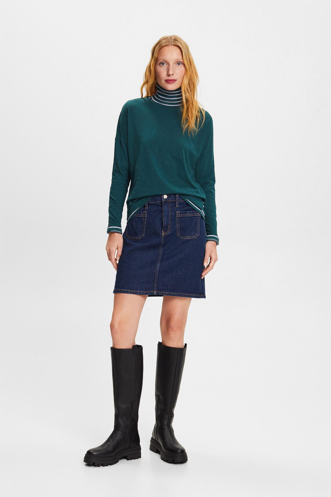Basic-Longsleeve aus Jersey