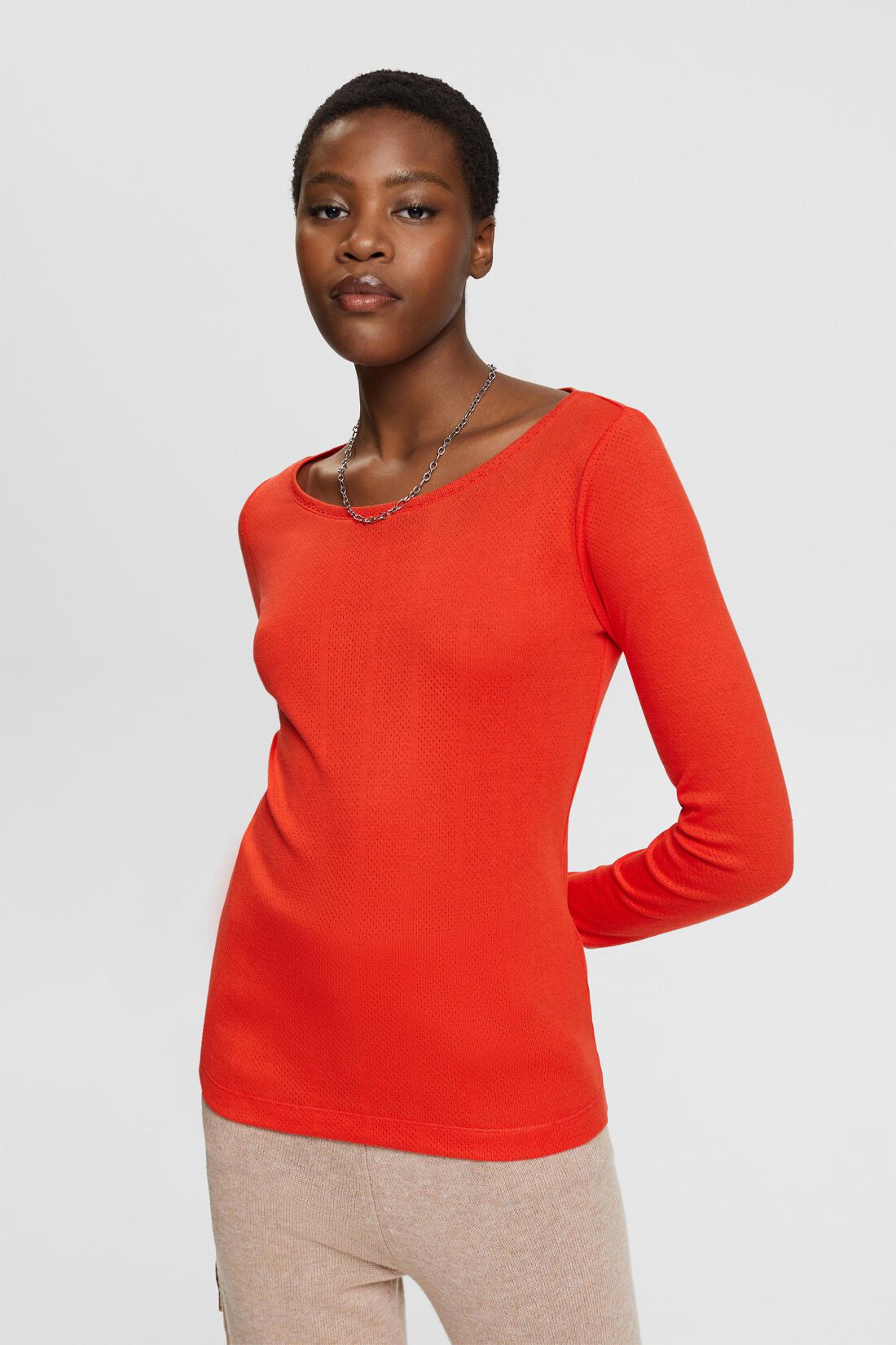 Pointelle-Longsleeve