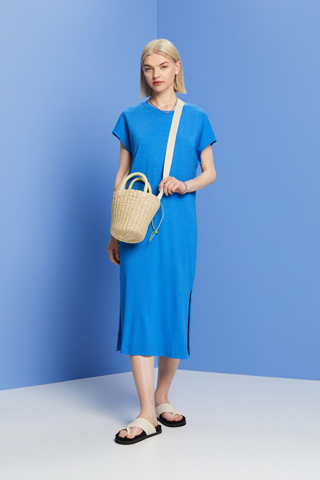 Midi-Kleid aus Jersey