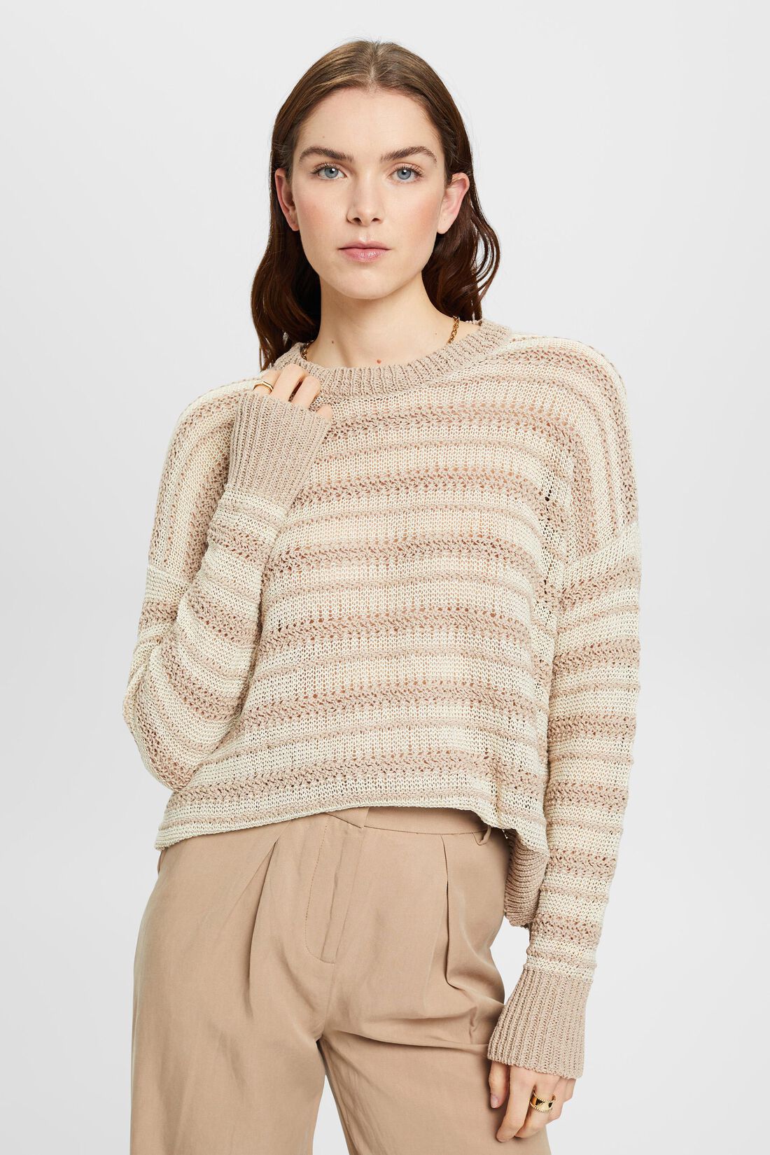 Pullover aus Garnmix mit Glitzereffekt