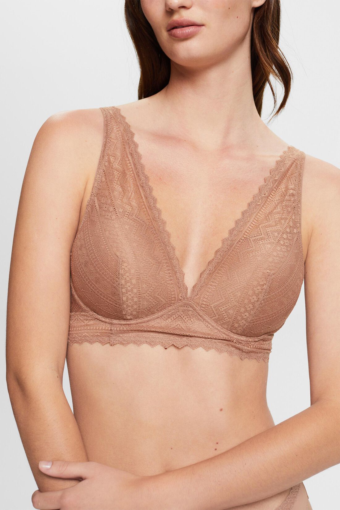 Push-up-BH mit grafischer Spitze