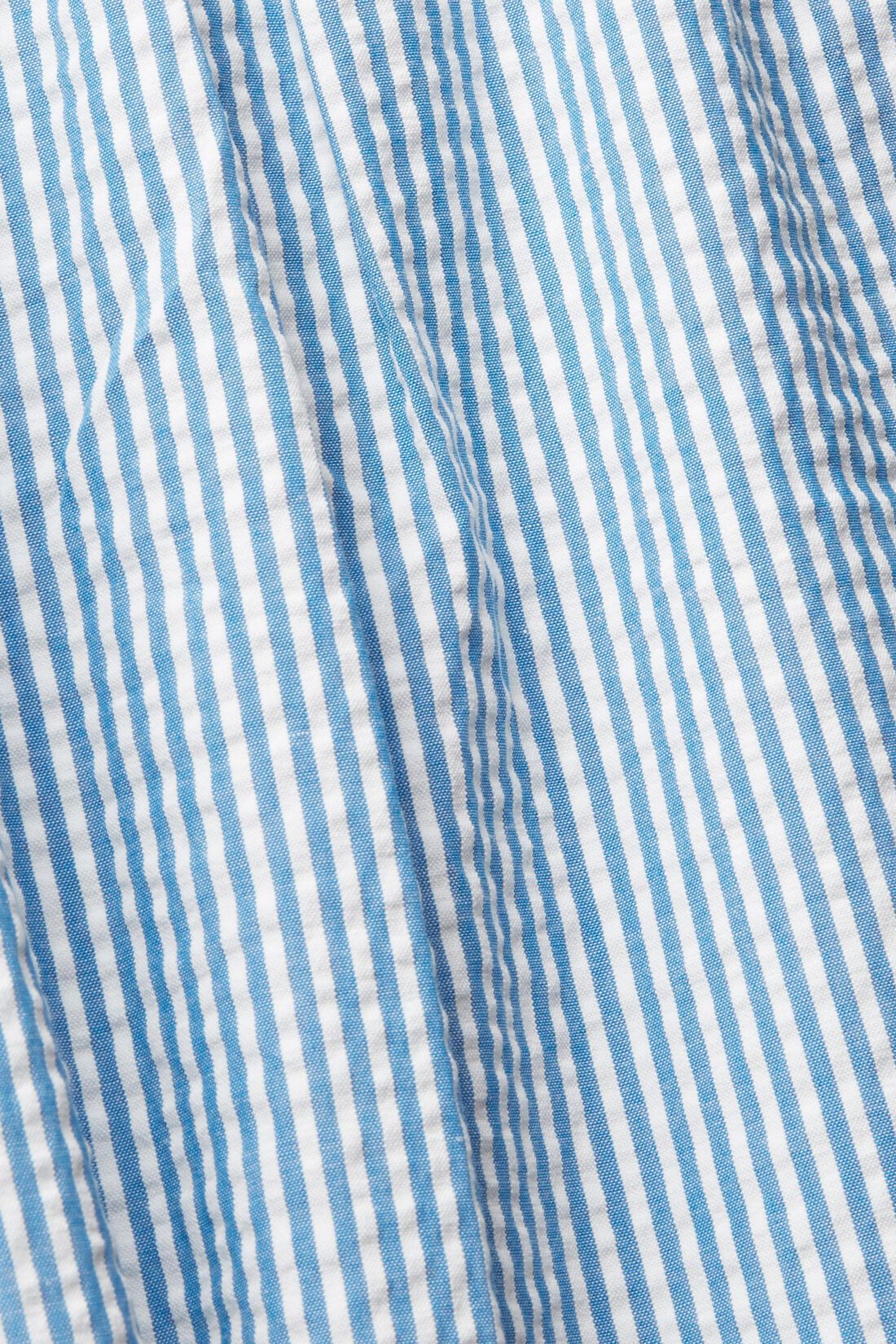 Kurz&auml;rmelige Bluse mit L&auml;ngsstreifen