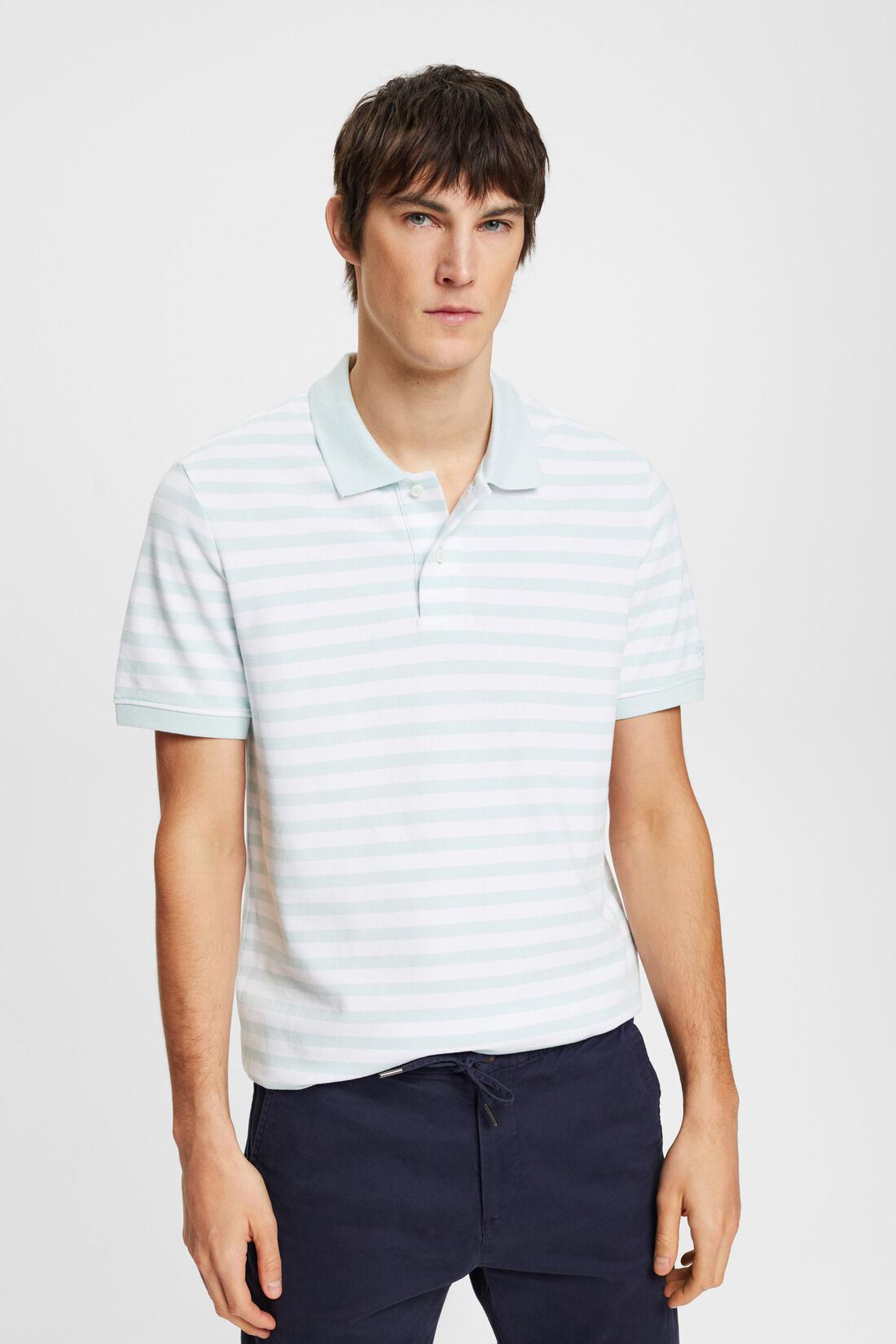 Gestreiftes Slim-Fit-Poloshirt