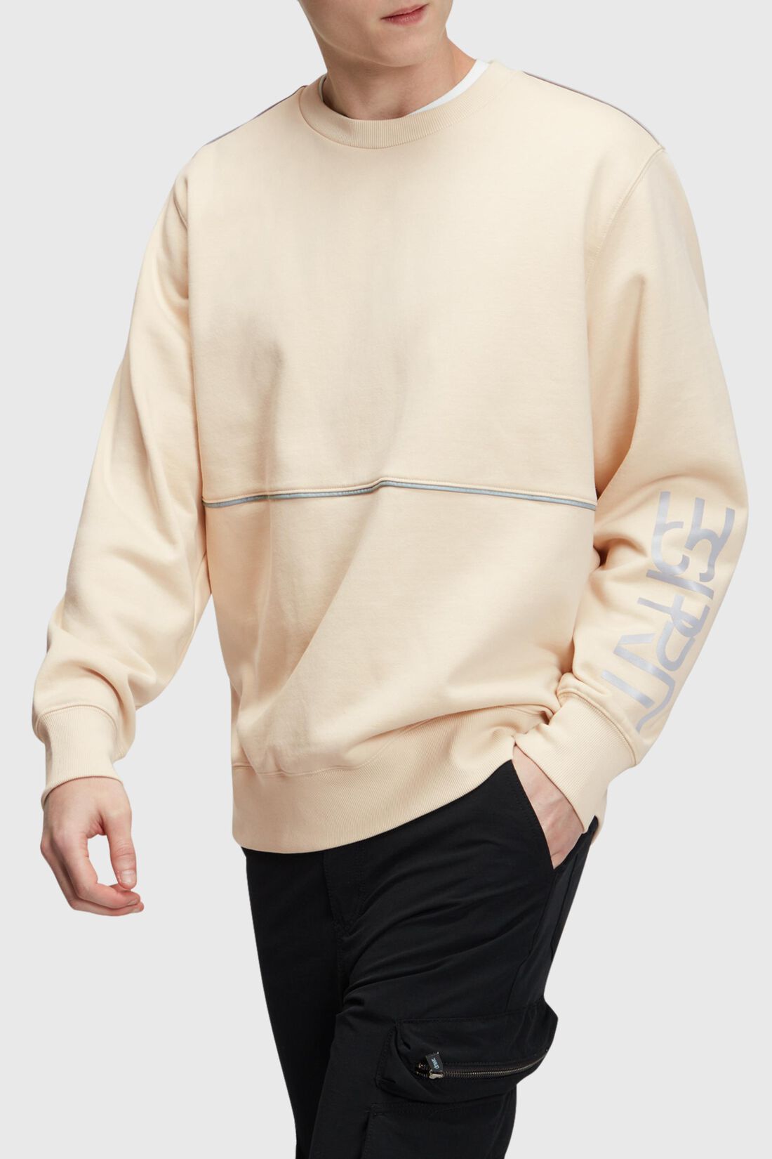 Oversize-Sweatshirt mit Logo-Print