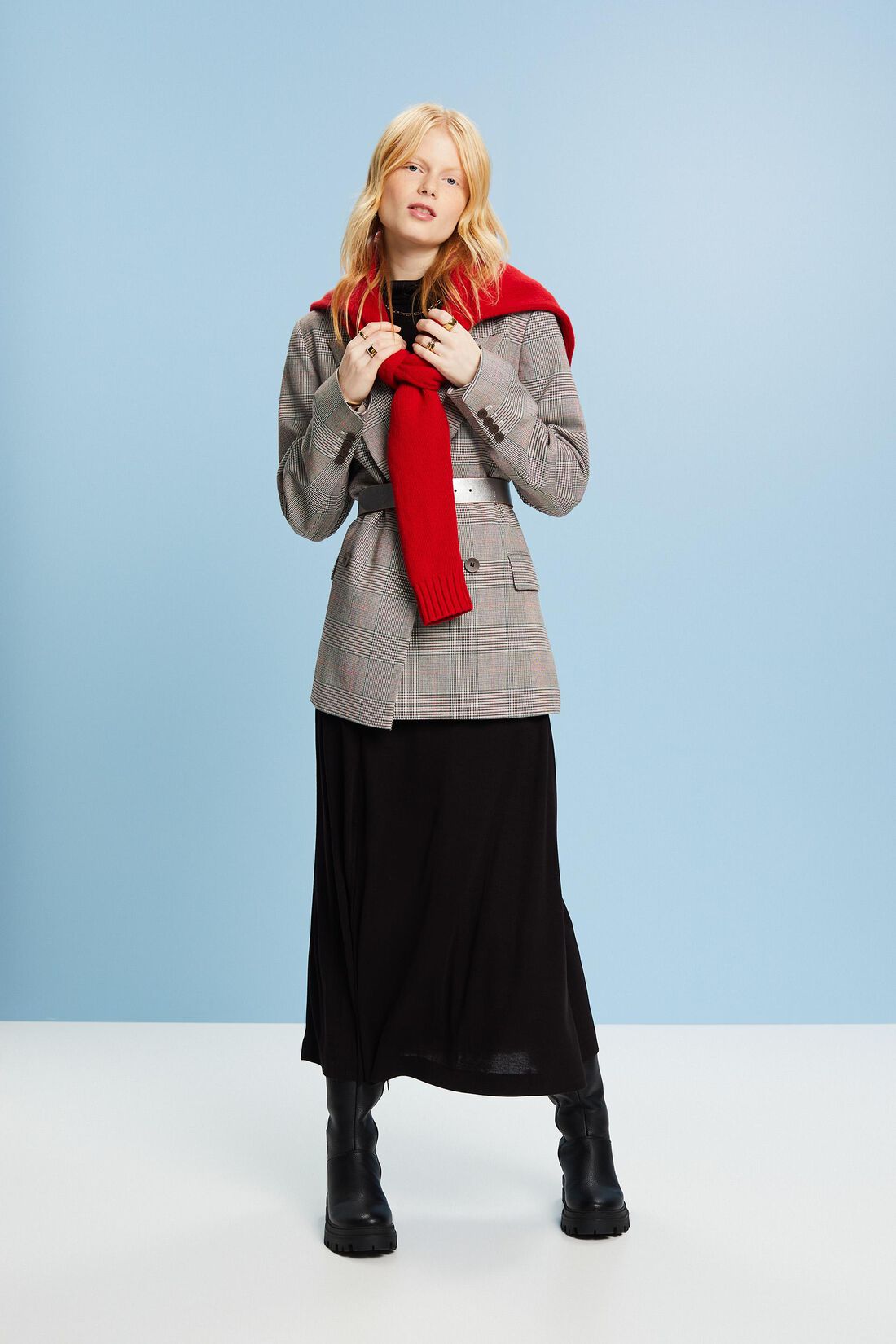 Maxikleid mit Rollkragen aus TENCEL&trade;