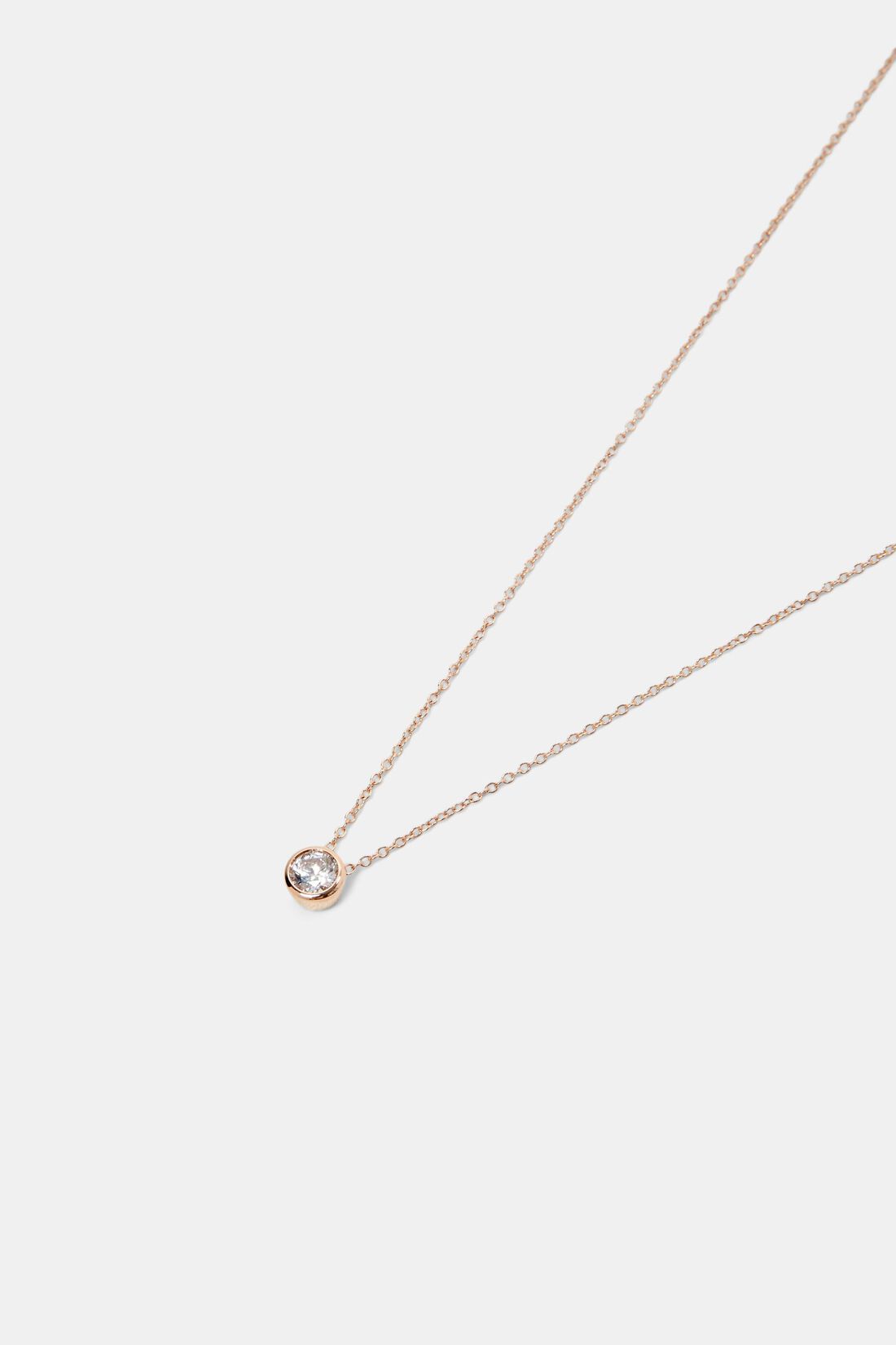 Kette mit Zirkonia, Sterling Silber